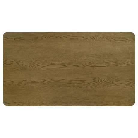 Castlewood dining table full top surface view
