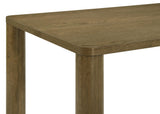 Castlewood table showing assembly hardware detail