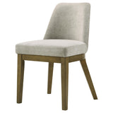 Back view of Castlewood upholstered dining chair