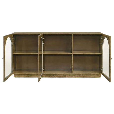 Sideboard side profile highlighting finish