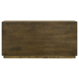 Dining sideboard with lighting reflection
