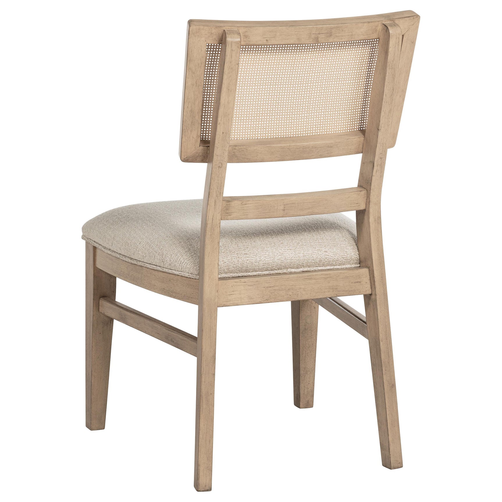 Leg detail of solid Asian hardwood frame on Kailani chair