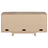 Kailani sideboard cabinet beige oak back view