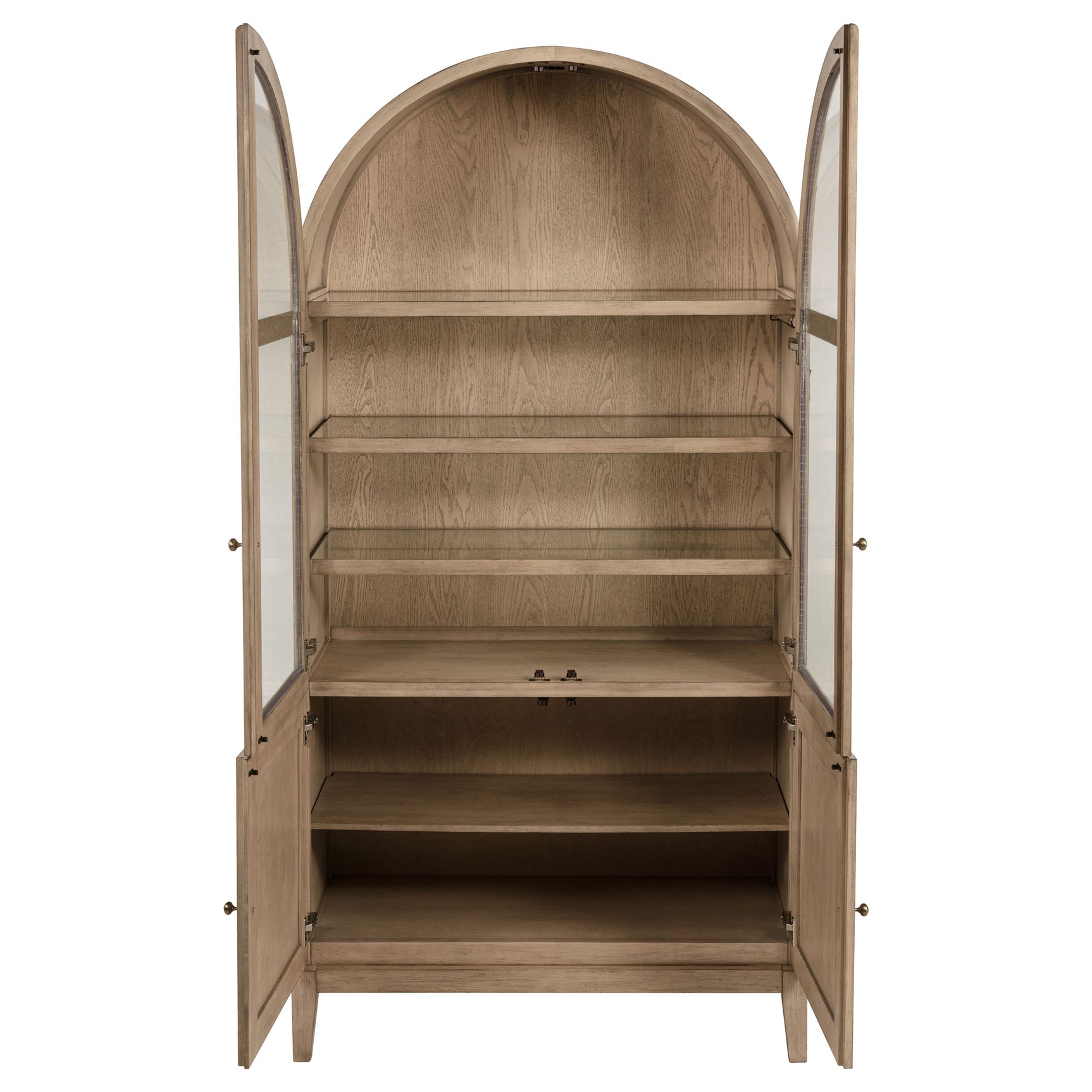 Detailed wood grain on Kailani Beige Oak Dining Set