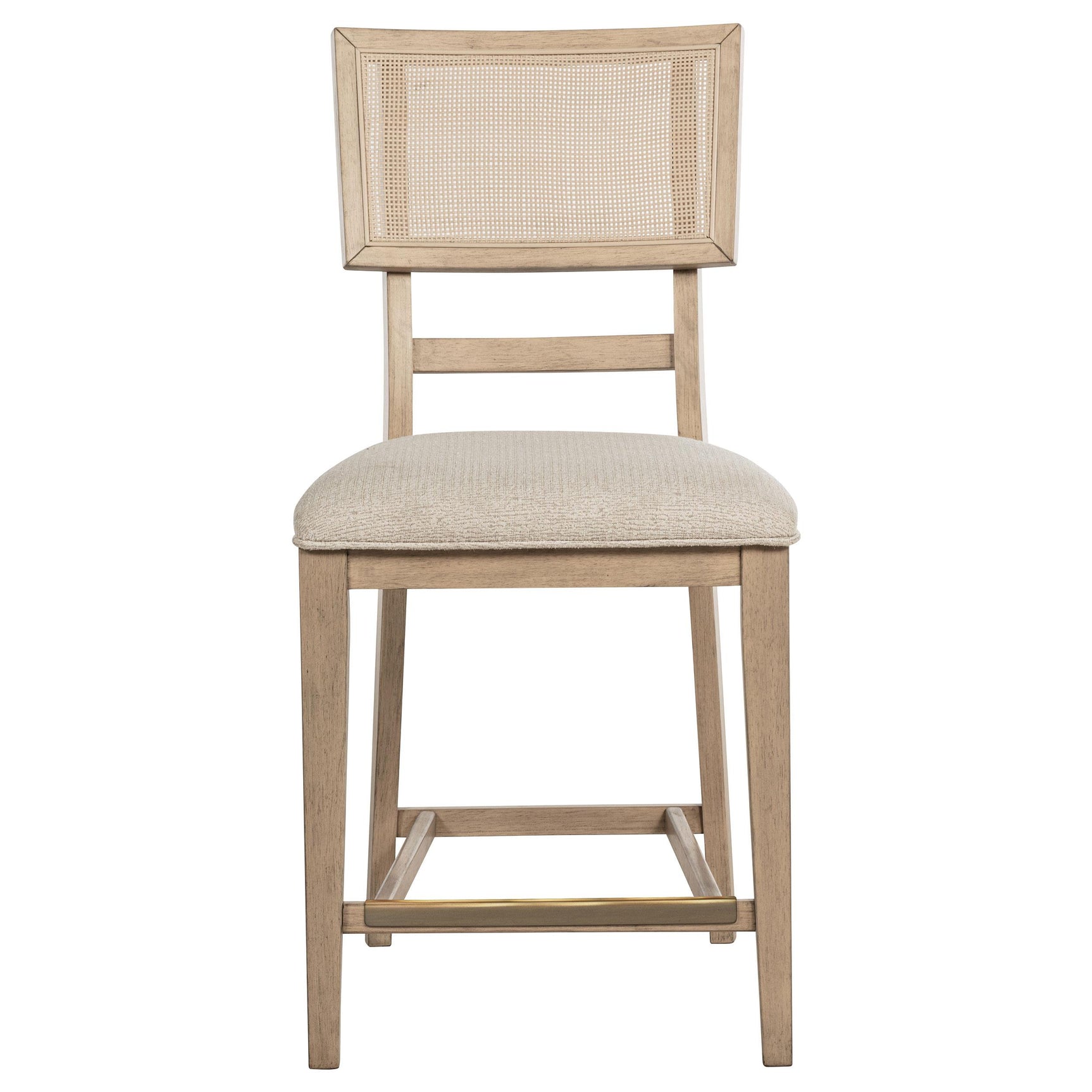 Back view of Kailani Radio Weave Cane Counter Dining Side Chair