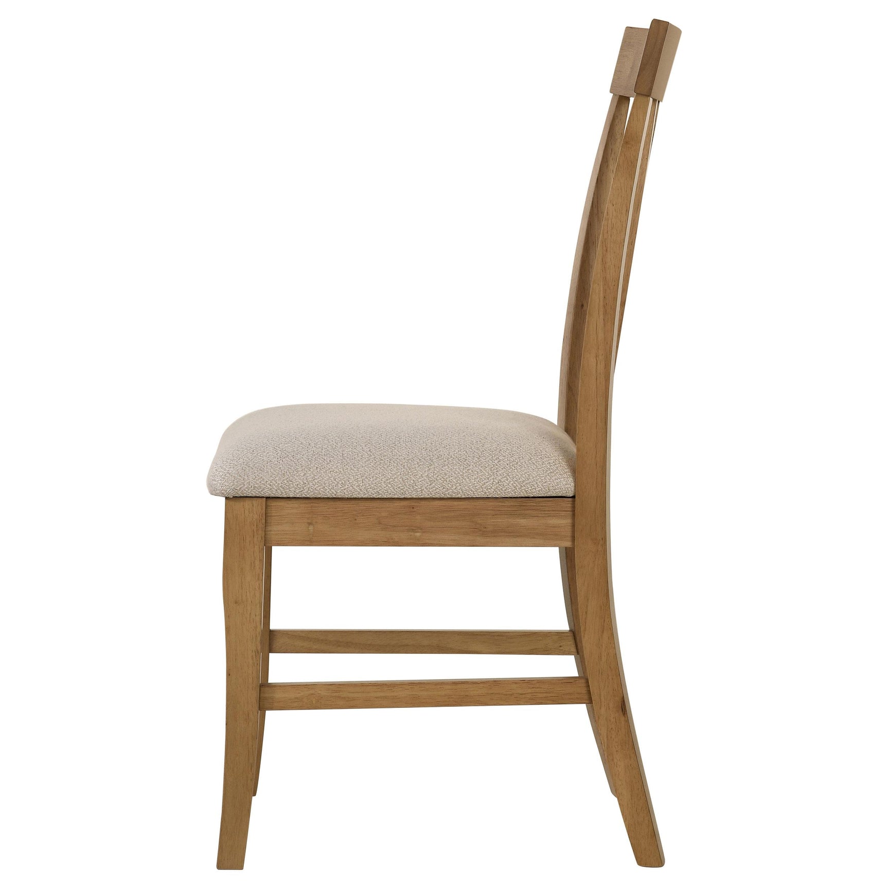 Hartville chair showing chair legs and wood grain