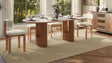 Silvo dining table glossy white sintered stone top close-up