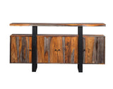 Ditman Server side view showing open legs and raised tabletop