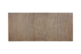 Close-up of Brockway Cove table wood grain and leg design