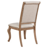 detail view of Brockway Brown Extension Leaf Dining Room Set dining room furniture