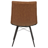 Leveler feet beneath Aiken dining chair leg