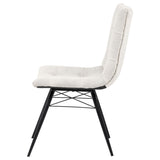 Chair back curvature and fabric texture