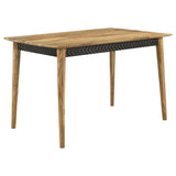 Alternate angle showing table and chairs