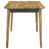 Top view of counter height table surface