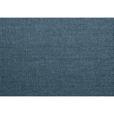 Fabric swatch of Damala chair blue textured polyester upholstery