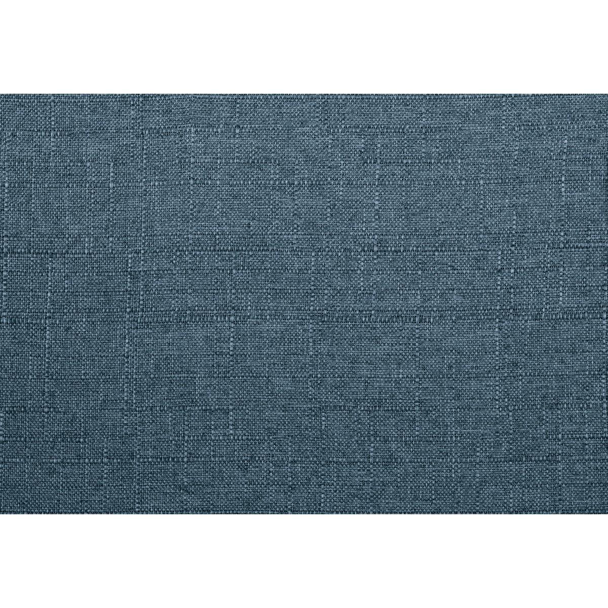 Fabric swatch of Damala chair blue textured polyester upholstery
