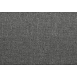 Fabric swatch showing gray textured polyester upholstery of Damala Chair