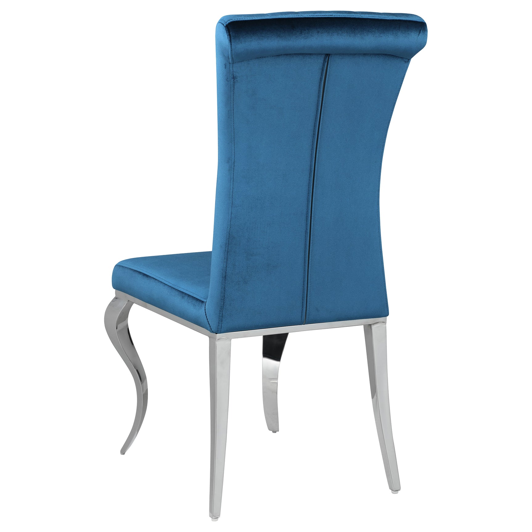 Close-up detail of Carone Black Teal chair upholstery