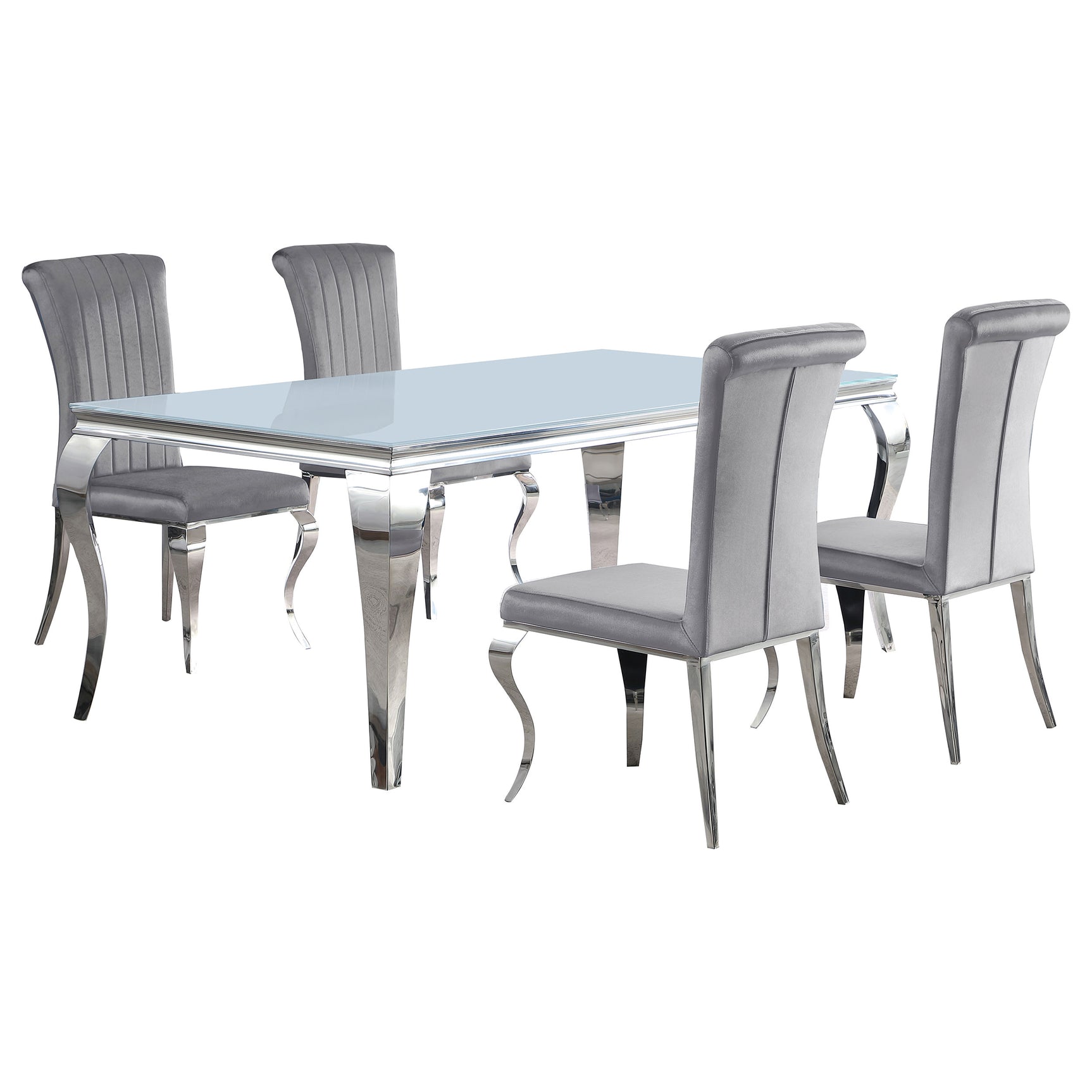 Carone dining set room view showing table and chairs