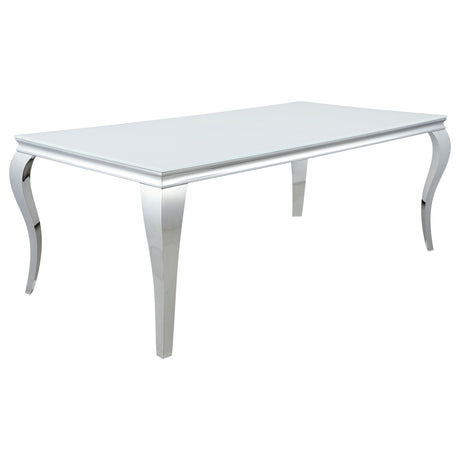 Close-up detail of Carone dining table and chair finishing