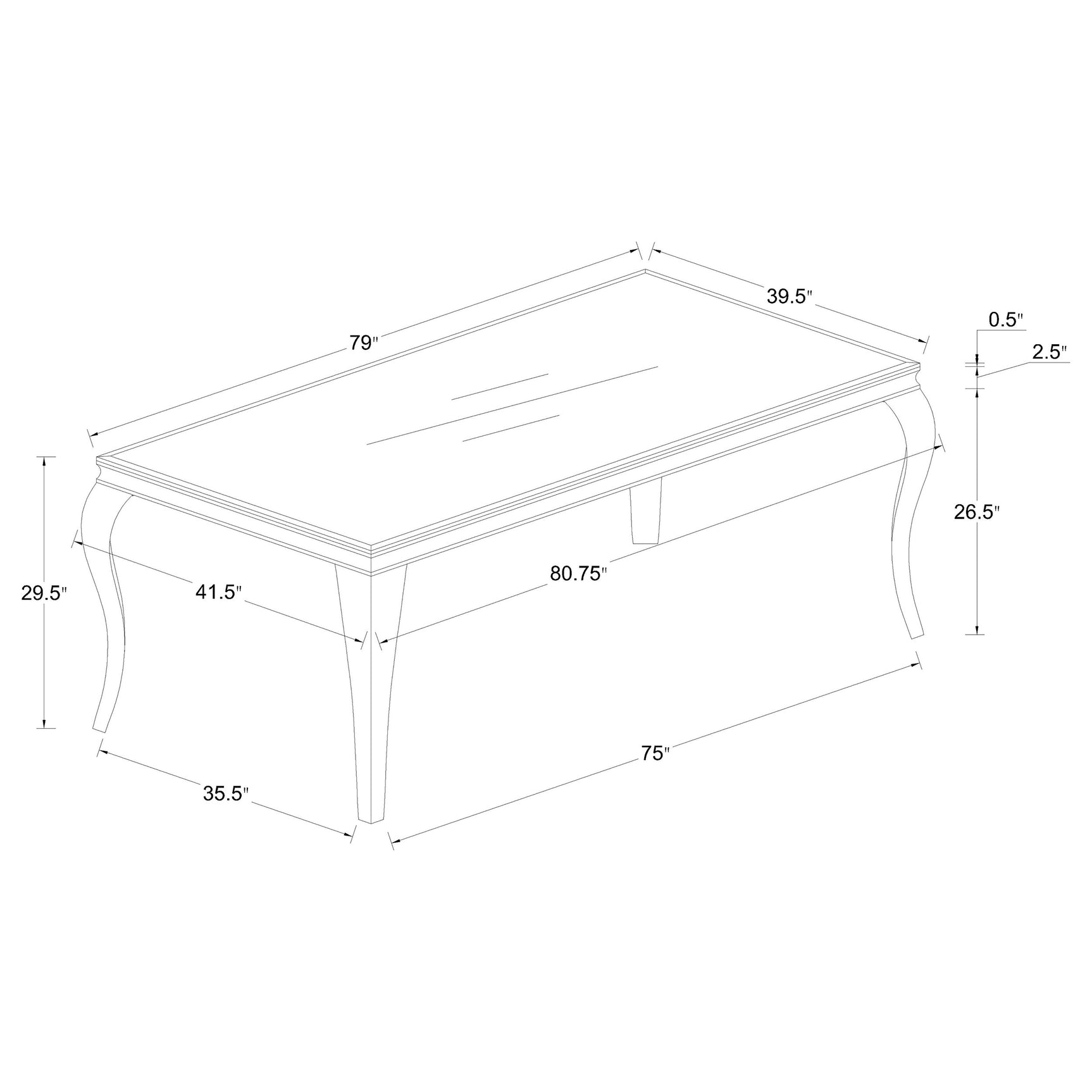 Lifestyle room view of Carone dining furniture