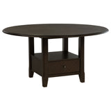 room view of Twyla Dark Cocoa dining set in dining space