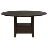 Top view of Twyla 60-inch round dining table surface