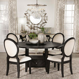 Twyla Dark Cocoa Circular Dining Room Set main view
