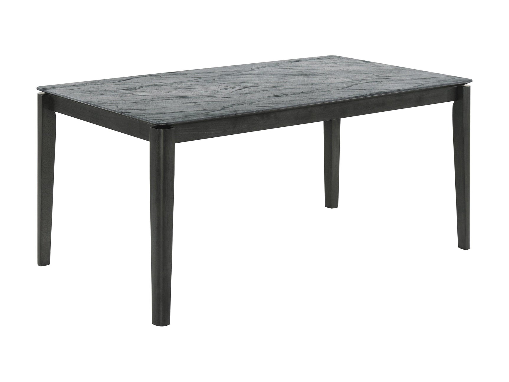 Stevie Upholstered Side Chair showing angled legs and demi arm design