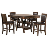 Room view of Dewey Walnut Rectangular Dining Room Set
