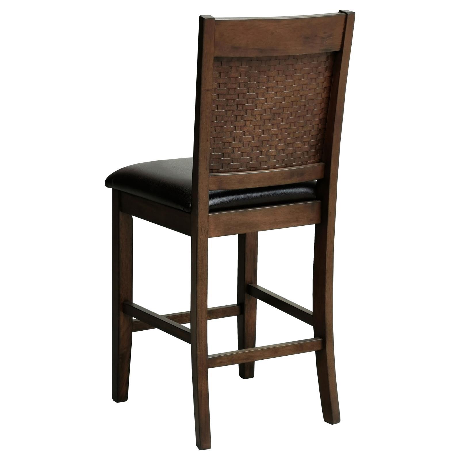 Top view of Dewey rectangular counter height dining table