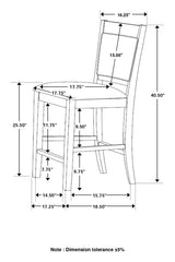 Dining set illuminated by light