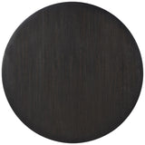 Leandro table in dining room setting, side view