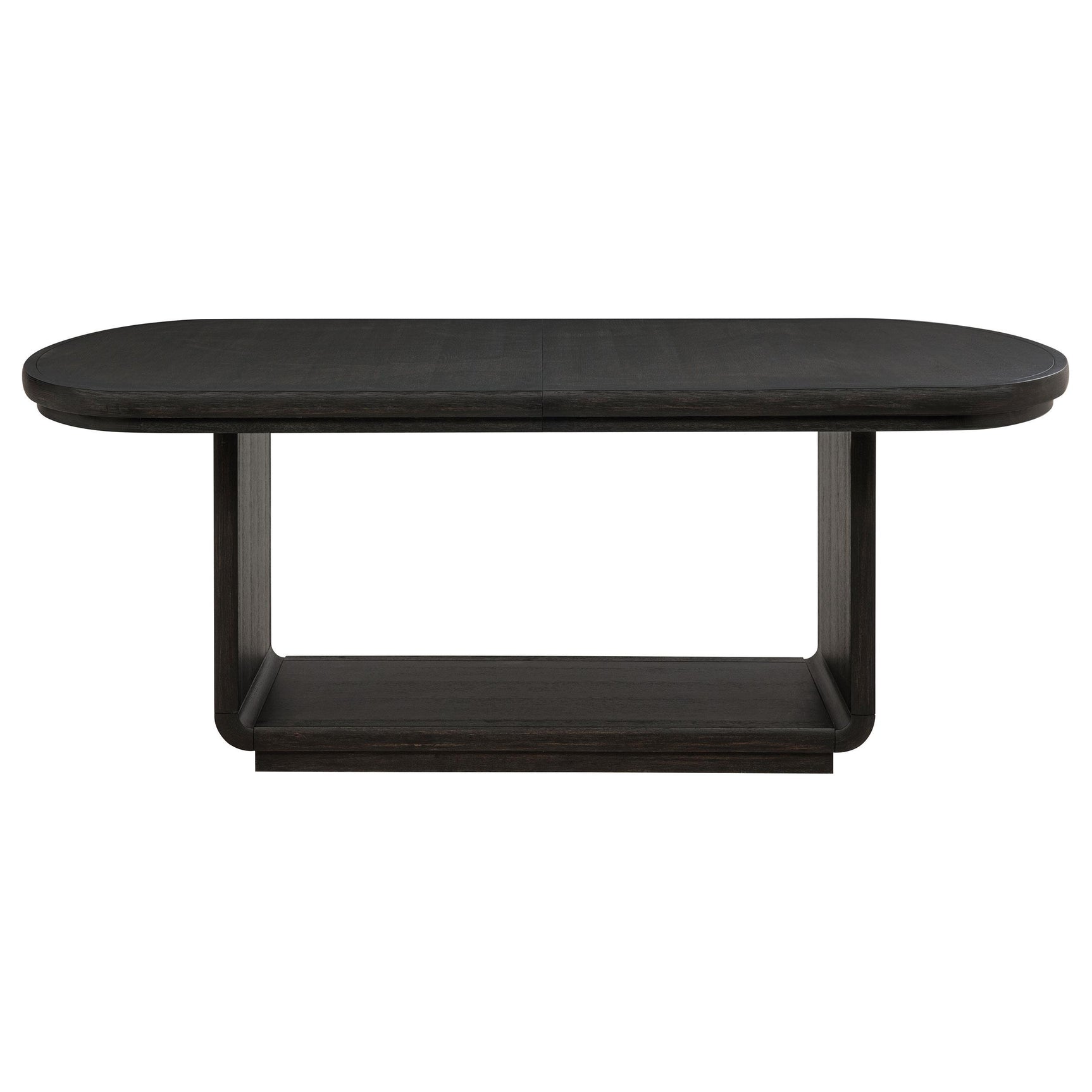 Leandro dining table extended with leaf installed