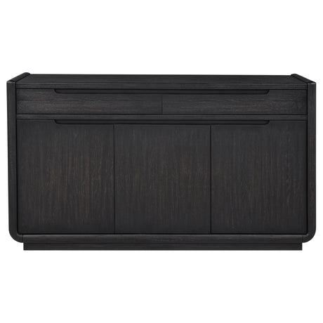 Leandro sideboard detail of drawers open
