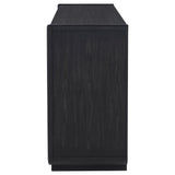 Leandro sideboard drawers showing felt lining