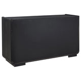 Leandro sideboard cabinet doors open
