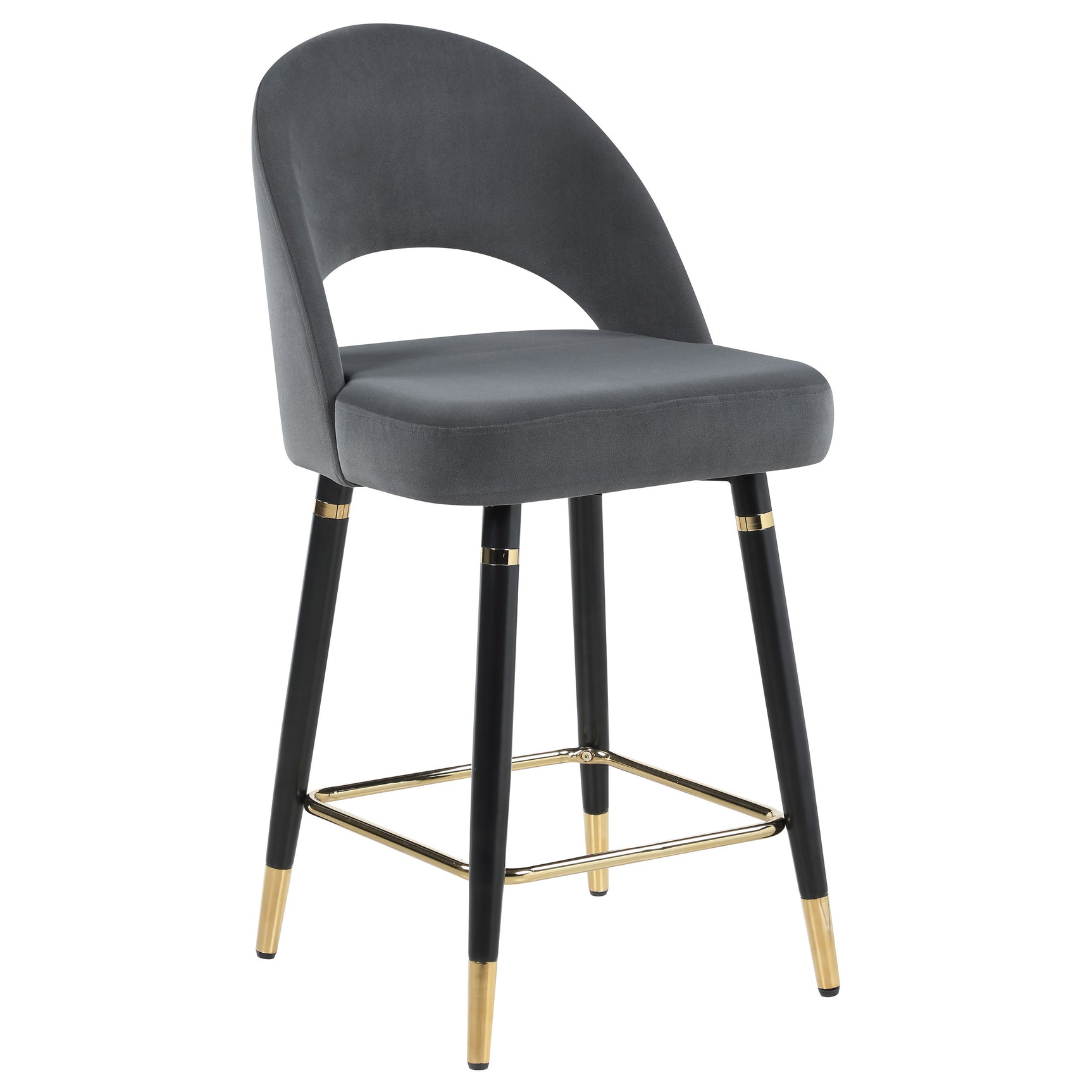 Side angle of Ellie Grey Mirrored Dining Chairs