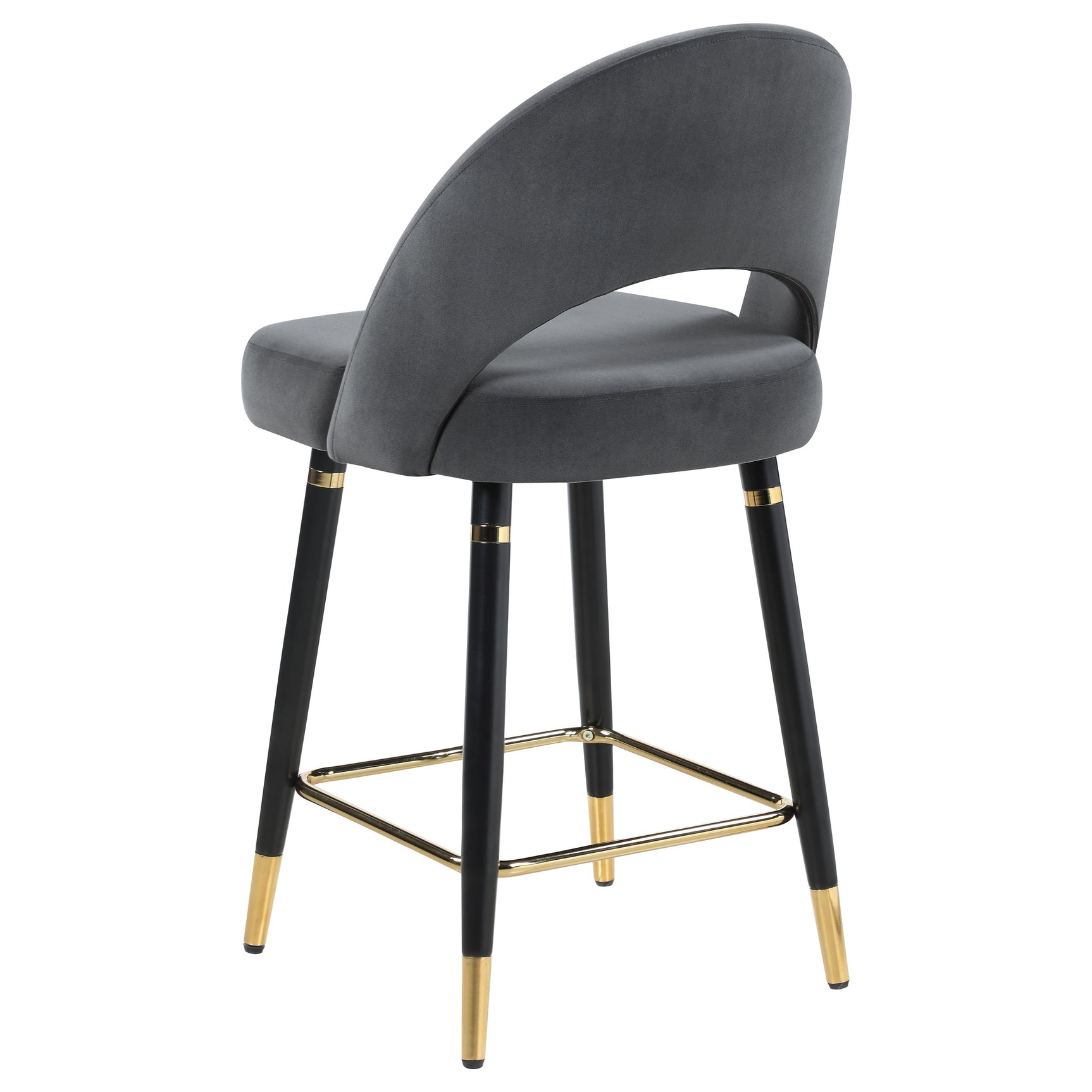 Top view of Ellie Grey Mirrored Counter Height Table
