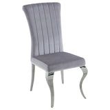 Room perspective of Quinn Gray Dining Room Set