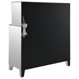 Interior storage space inside Yvaine wine cabinet