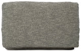 Dramatic Granite Chenille Ottoman top view