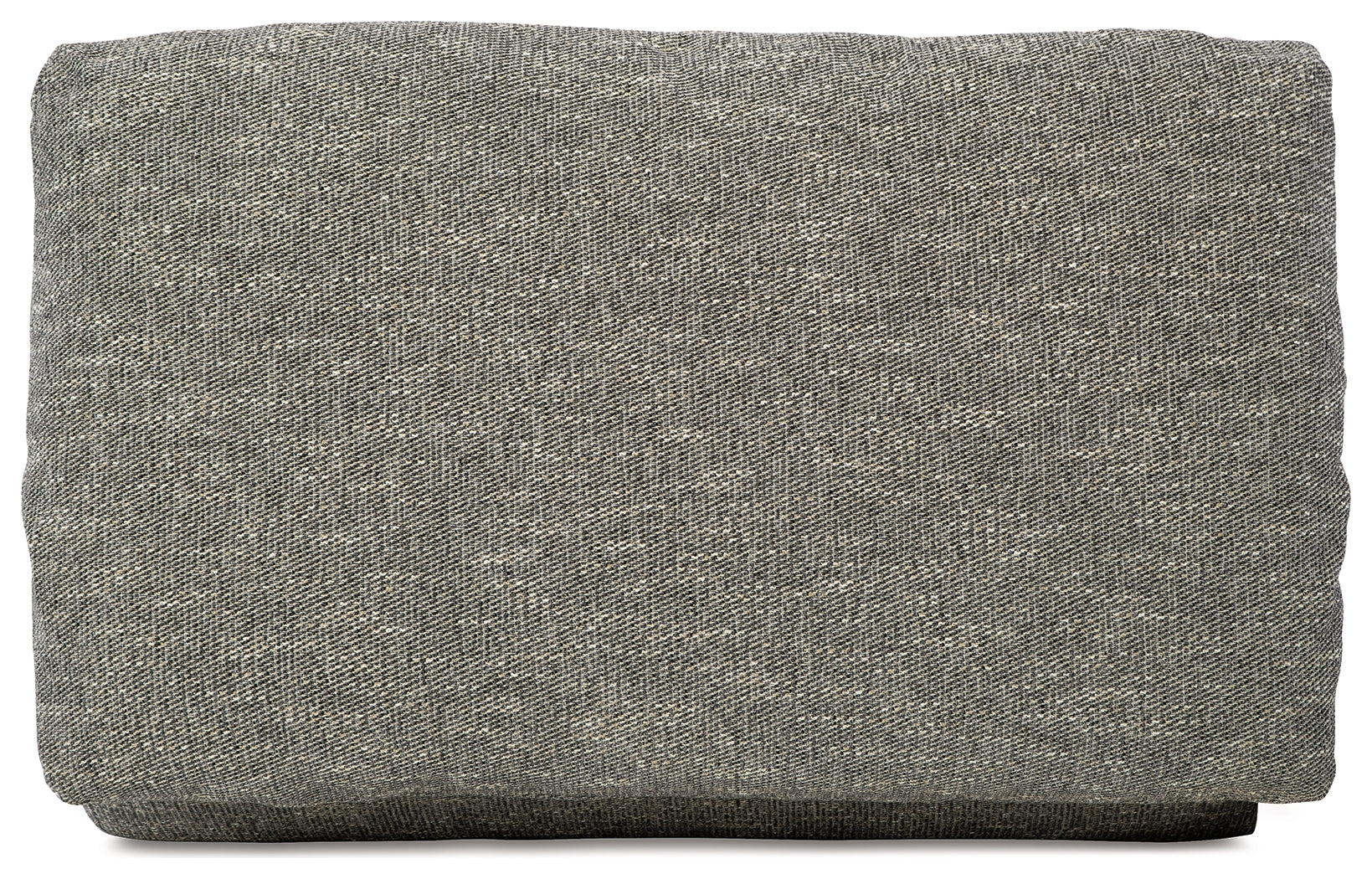 Dramatic Granite Chenille Ottoman top view