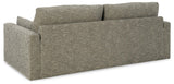 Dramatic Granite Chenille Sofa back view