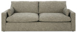 Dramatic Granite Chenille Sofa detailed close-up
