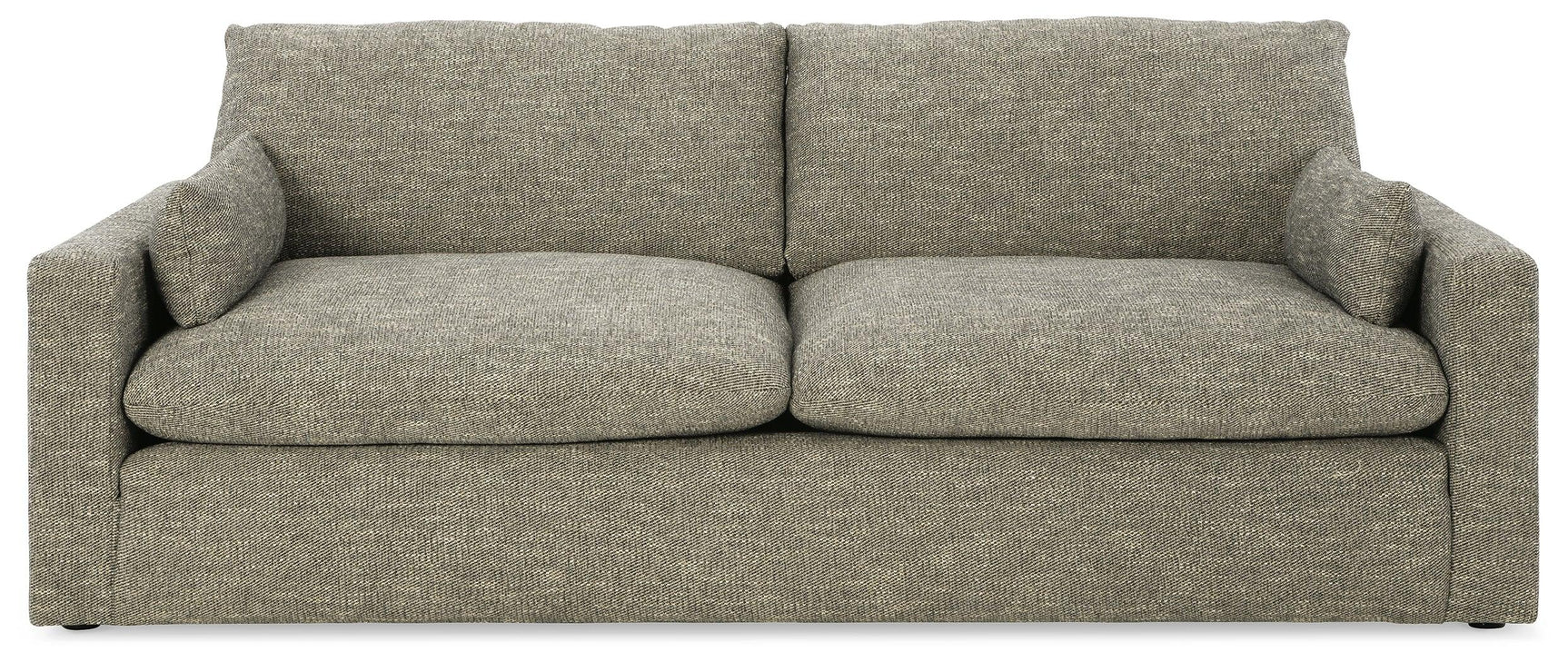 Dramatic Granite Chenille Sofa detailed close-up