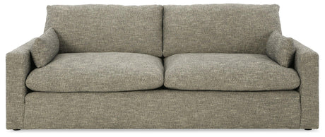 Dramatic Granite Chenille Sofa detailed close-up