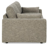 Dramatic Granite Chenille Sofa another front view