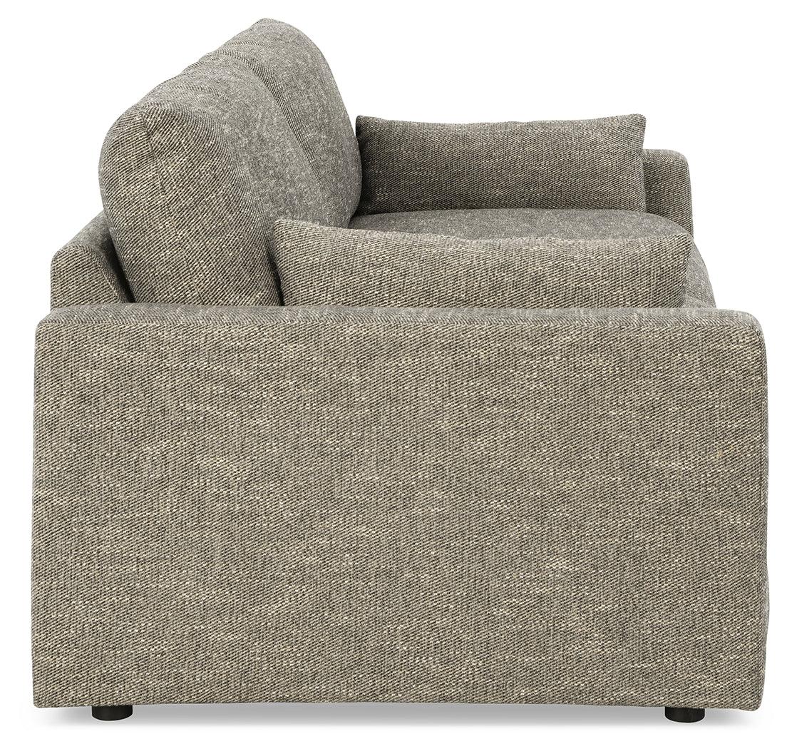 Dramatic Granite Chenille Sofa another front view