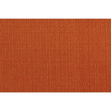 Swatch showing bright orange textured fabric upholstery
